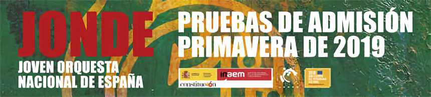 La Joven Orquesta Nacional de España, convoca pruebas de acceso 2019