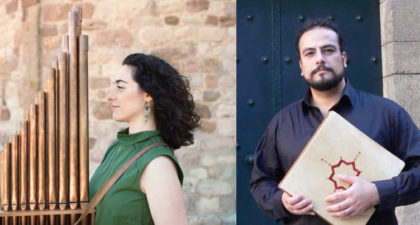 Cristina Alís Raurich y Mauricio Molina actúan este sábado y domingo dentro del ciclo de Música para Órgano en Navarra