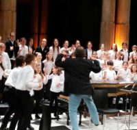 Jugando antes del concierto – CIRCULO BACH – 2014