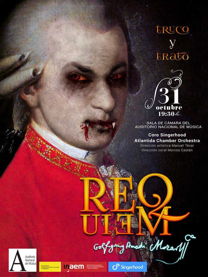 Un Requiem de Mozart en Halloween para unir música, disfraces y teatro Un Requiem de Mozart en Halloween para unir música, disfraces y teatro
