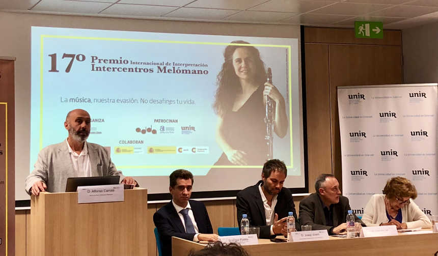 Presentación de las novedades de 17º edición Premio Internacional de Interpretación «Intercentros Melómano»