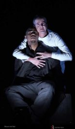 Barítono Davone Tines (monje, pescador) y contratenor Philippe Jaroussky (Espíritu de un joven, Ángel)