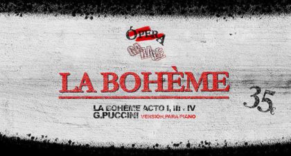 Un elenco totalmente español lleva 'La Bohème' a un garaje de Bilbao