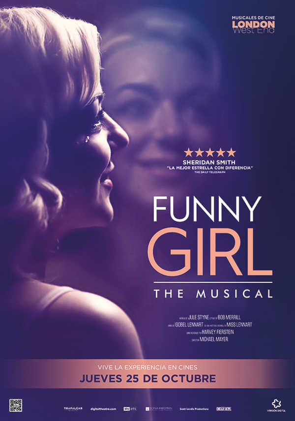 Estreno mundial en cines del aclamado musical Funny Girl. Protagonizado por Sheridan Smith