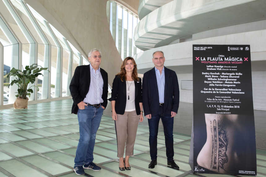 Les Arts reivindica la figura de la mujer en la nueva producción de Graham Vick de ‘La flauta mágica’