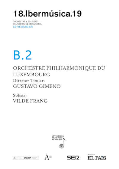 La Orchestre Philharmonique du Luxembourg celebra su 85 aniversario en Ibermúsica La Orchestre Philharmonique du Luxembourg celebra su 85 aniversario en Ibermúsica