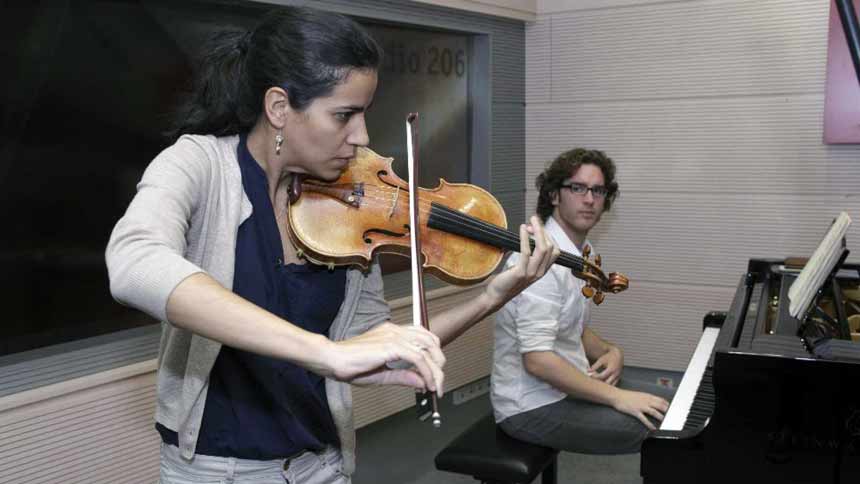 Ana María Valderrama y Luis del Valle. Concierto Paul Klee, el pintor violinista
