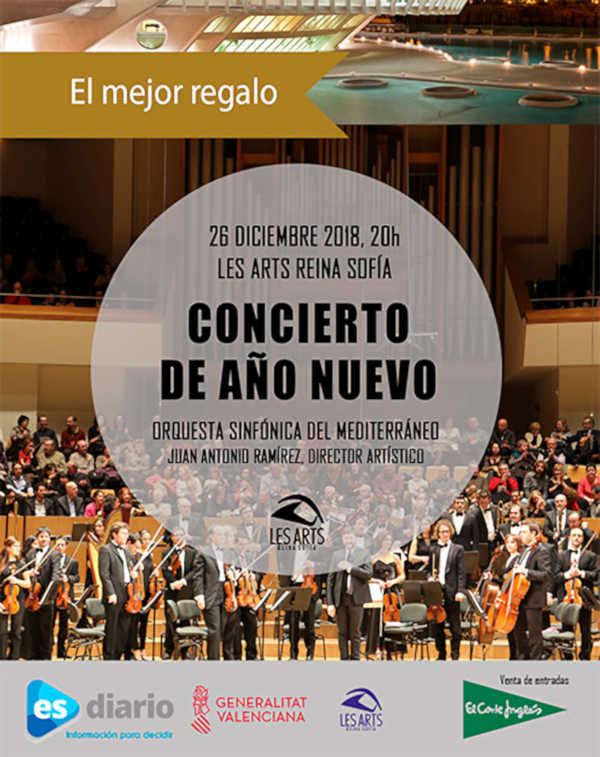 Gran Concierto de Año Nuevo con la Orquesta Sinfónica del Mediterráneo en el Palau de les Arts