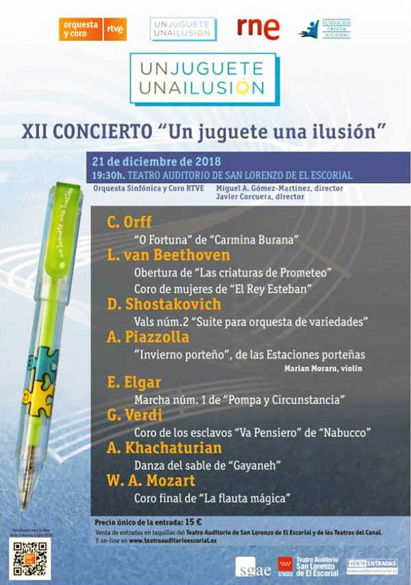 XII Concierto Solidario Un juguete, una Ilusión