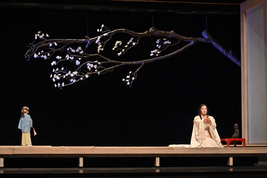 Fotografías de un ensayo general de Madama Butterfly en el Teatre Liceu