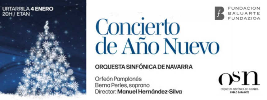 La Orquesta Sinfónica de Navarra ofrecerá el tradicional concierto de Año Nuevo