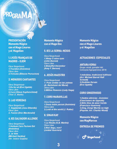 I Concurso de Coros Infantiles Singerhood – MADrid