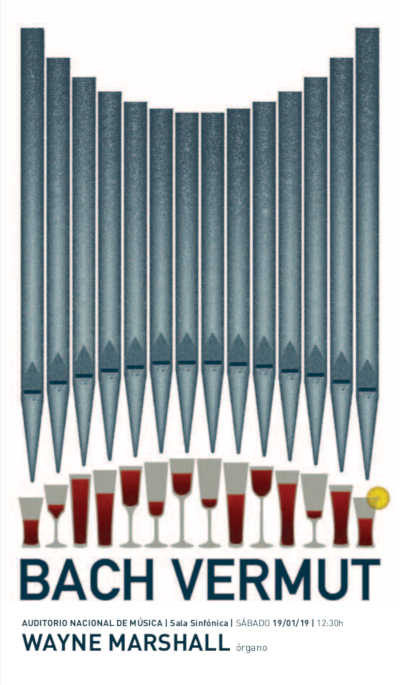 Wayne Marshall en un concierto de órgano en el Auditorio Nacional de Madrid