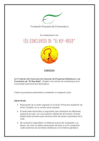 II Concurso de Creación de Proyectos Didácticos