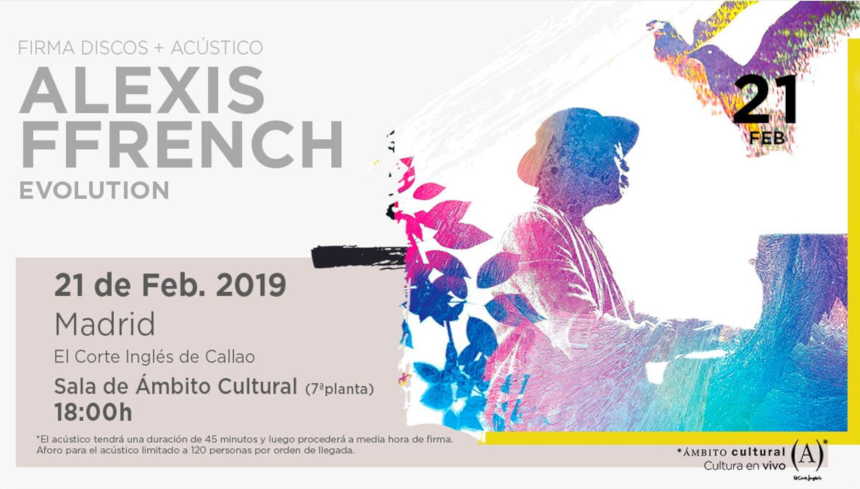 El pianista Alexis Ffrench presenta en Madrid su último trabajo «Evolution»