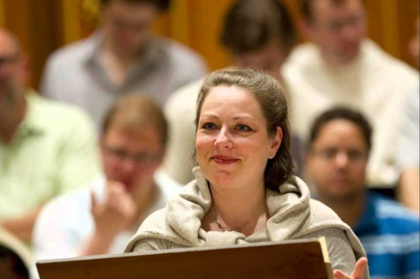 Dorothea Röschmann y Malcom Martineau en el Ciclo Lied en el Teatro de la Zarzuela