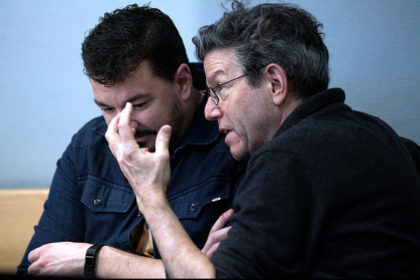 Tenor Eric Cutler (Idomeneo I) y Robert Carsen (director de escena)
