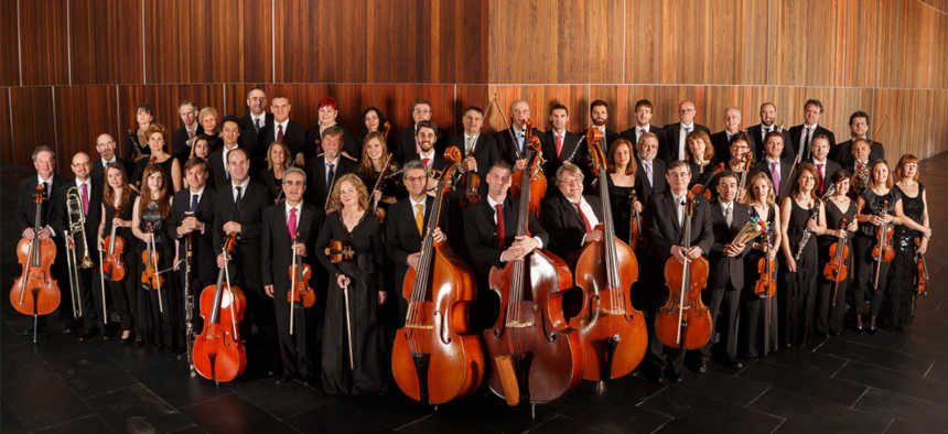 La Orquesta Sinfónica de Navarra, el Orfeón Pamplonés y la Coral de Cámara de Pamplona en concierto