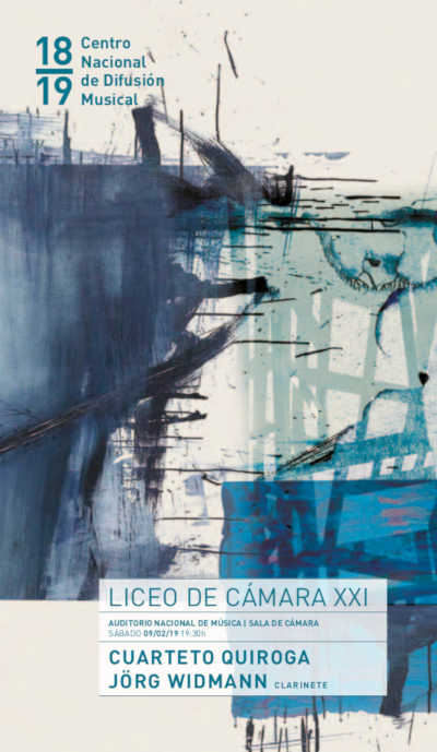 Cuarteto Quiroga y Jörg Widmann en el ciclo Liceo de Cámara XXI en el Auditorio Nacional de Madrid