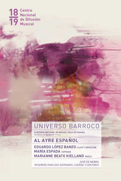 Al Ayre Español en el ciclo Universo Barroco del CNDM, actuará en Madrid