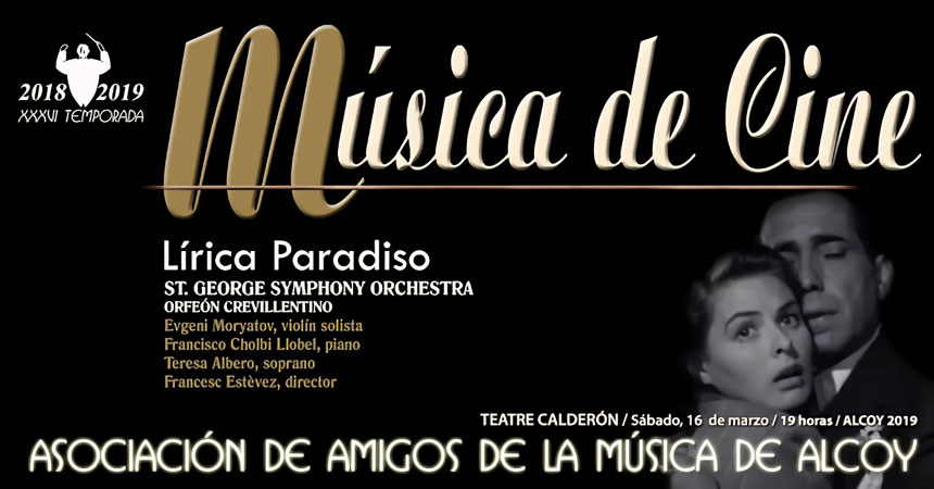 Amigos de la Música de Alcoy ofrece ‘Lírica Paradiso’ con Teresa Albero y el Orfeón Crevillentino Amigos de la Música de Alcoy ofrece ‘Lírica Paradiso’ con Teresa Albero y el Orfeón Crevillentino