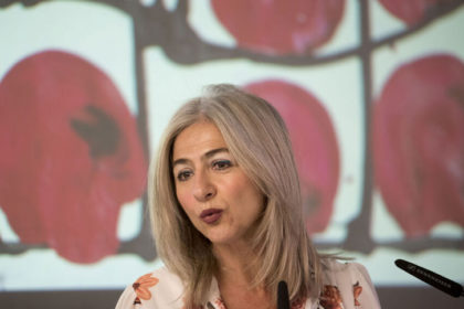 La consejera de Cultura de la Junta, Patricia del Pozo, habla en la presentación del Festival  – © Carlos Gil