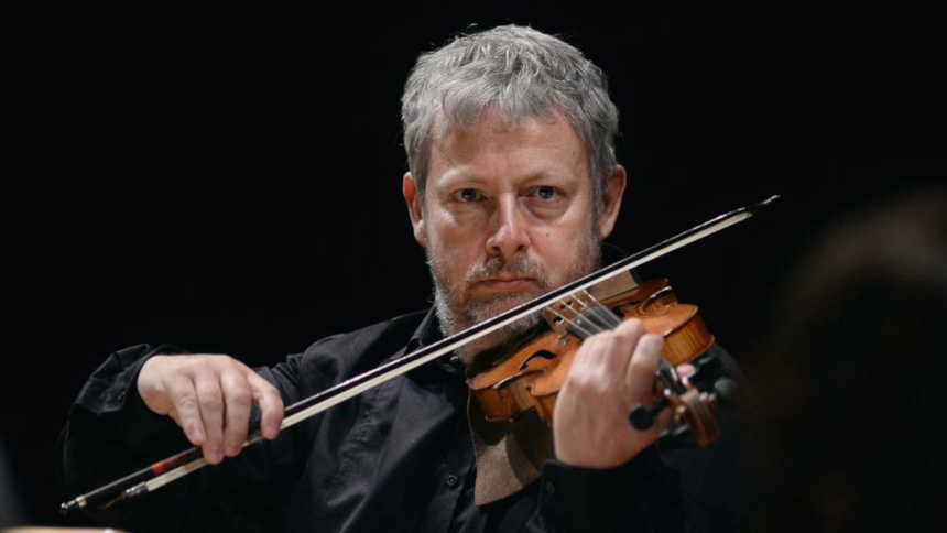 Fabio Biondi y Juan Pérez Floristán, en el Auditorio Nacional de Madrid