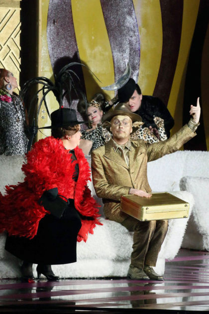La Calisto, Karina Gauvin, Georg Nigl – Fotógrafo: © Wilfried Hösl | Bayerische Staatsoper