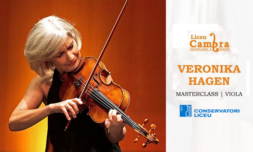 Masterclass con Veronika Hagen en el Conservatori Liceu