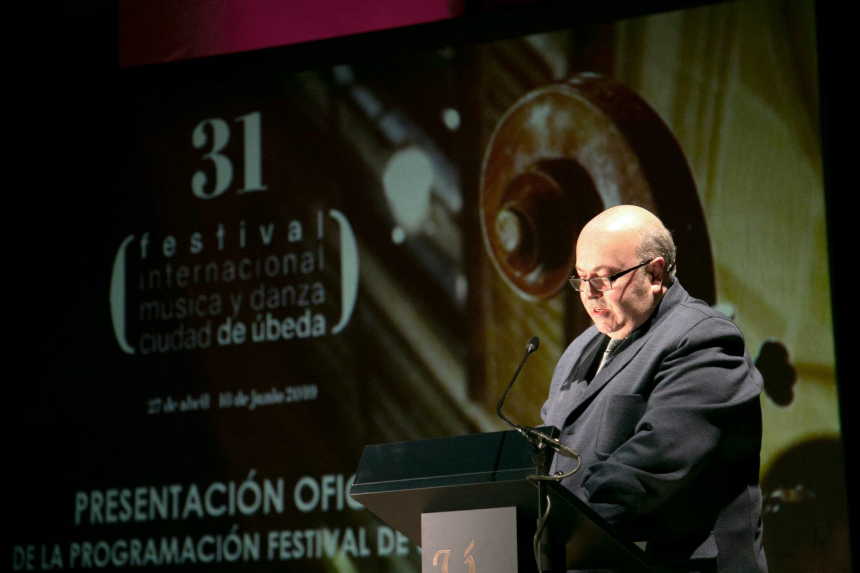 Presentación oficial de la programación del XXXI Festival Internacional de Música y Danza «Ciudad de Úbeda»