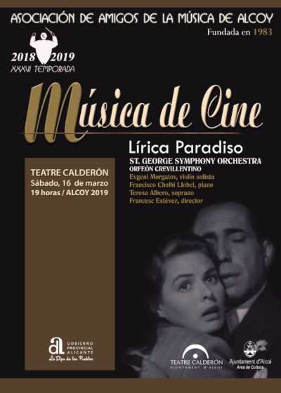 Amigos de la Música de Alcoy ofrece ‘Lírica Paradiso’ con Teresa Albero y el Orfeón Crevillentino Amigos de la Música de Alcoy ofrece ‘Lírica Paradiso’ con Teresa Albero y el Orfeón Crevillentino