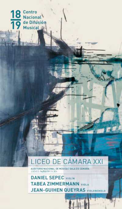 Daniel Sepec, Tabea Zimmermann y Jean-Guihen Queyras en concierto en el Auditorio Nacional