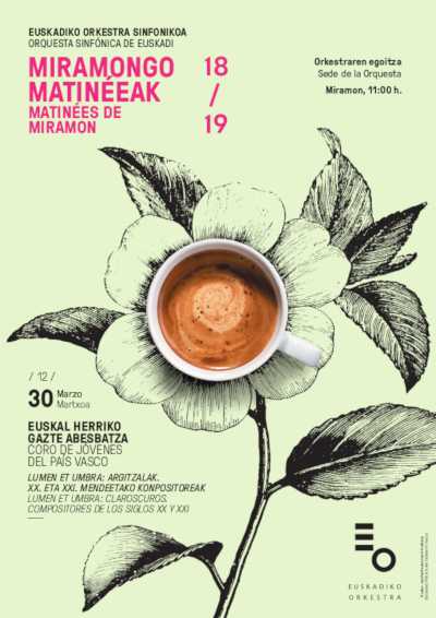 El Coro de Jóvenes del País Vasco en las Matinées de Miramon