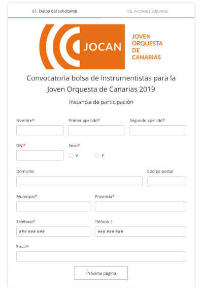 La Joven Orquesta de Canarias abre una convocatoria para su bolsa de instrumentistas