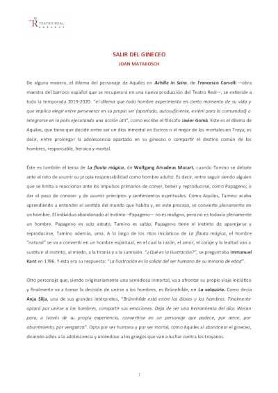 Se presenta la Temporada 2019 – 2020 del Teatro Real Se presenta la Temporada 2019 – 2020 del Teatro Real