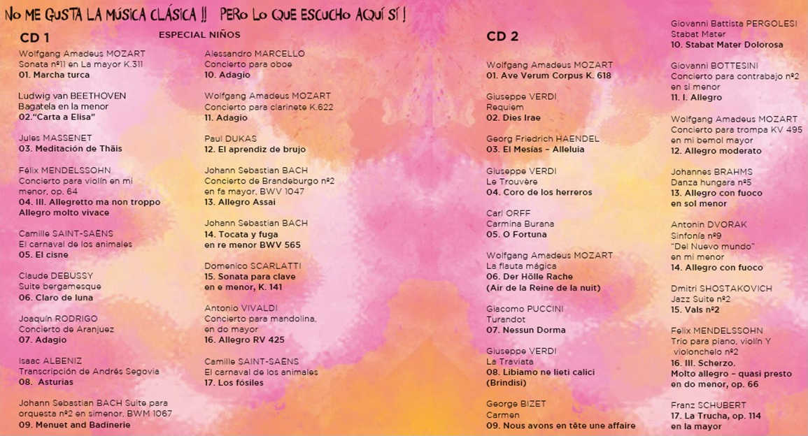 «No me gusta la música clásica pero… lo que escucho aquí sí!» ¡¡¡Especial Niños!!!!!