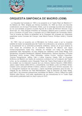 ¡SOLO MÚSICA! V – ¡QUE VIENEN LOS RUSOS!