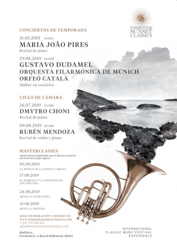 Gustavo Dudamel y Maria João Pires, protagonistas de la VII edición de Formentor Sunset Classics