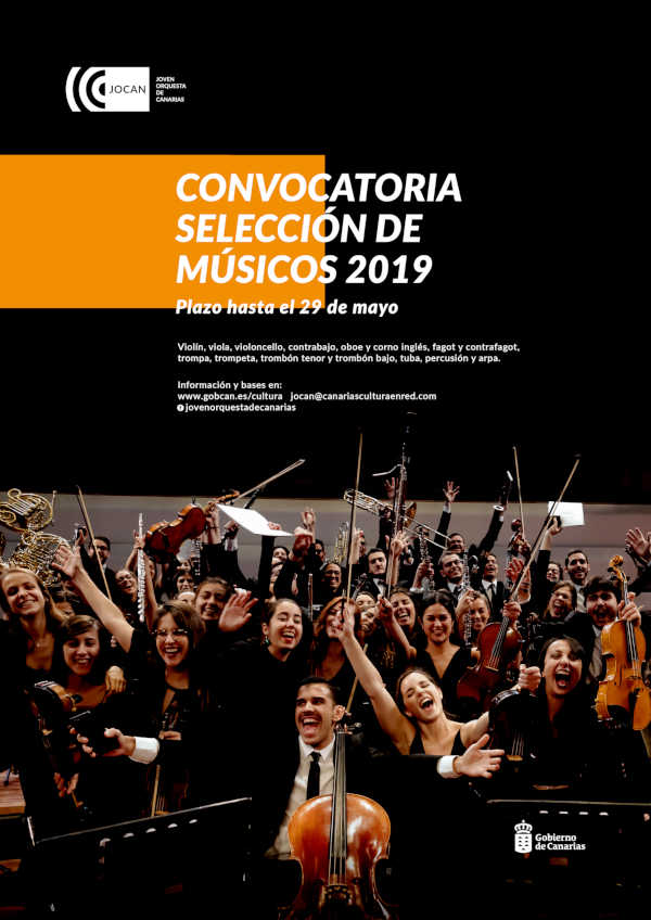 La Joven Orquesta de Canarias abre una convocatoria para su bolsa de instrumentistas