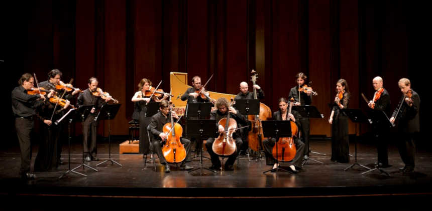 El grupo Café Zimmermann en concierto en el Auditorio Hospedería Fonseca de Salamanca