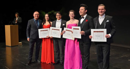 Los ganadores del Concurso Internacional Francisco Viñas, exhiben su talento en el Teatro Real