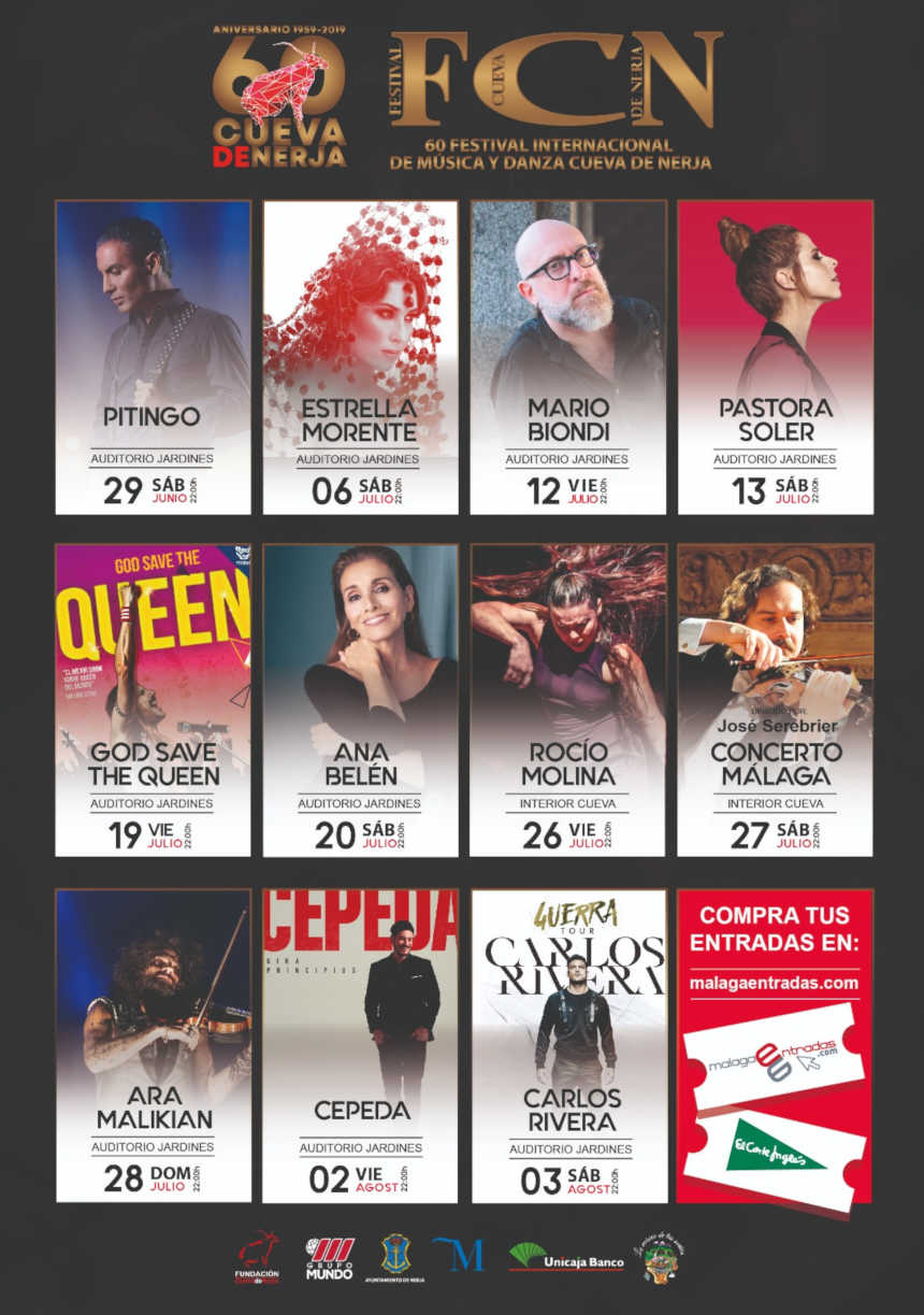 Presentado el 60º Festival Internacional de Música y Danza ‘Cueva de Nerja’ Presentado el 60º Festival Internacional de Música y Danza ‘Cueva de Nerja’