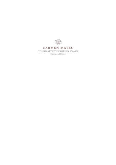 Nace el Carmen Mateu Young Artist Award, Opera and Dance
