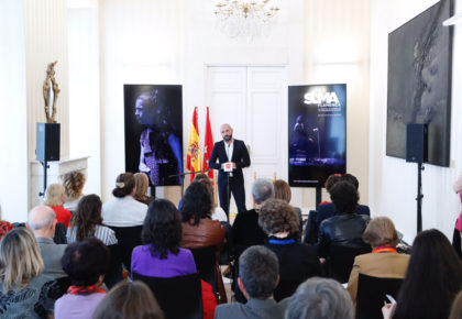Jaime de los Santos en la presentación