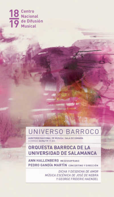 La Orquesta Barroca de la Universidad de Salamanca junto a Ann Hallenberg y Pedro Gandía  Martín