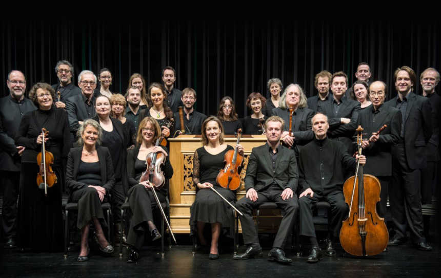 Collegium Vocale Gent y su director, Philippe Herreweghe, en el Auditorio Nacional