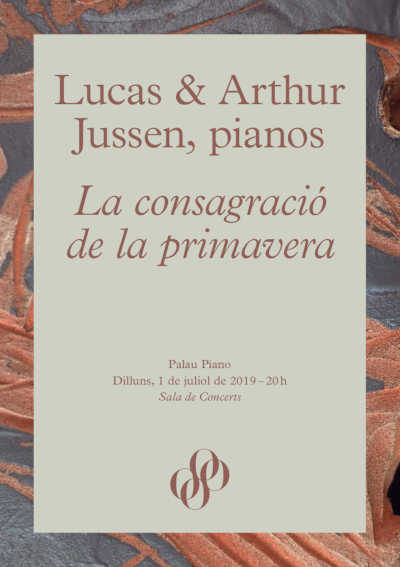 Los hermanos Lucas & Arthur Jussen debutan en el Palau de la Música Catalana
