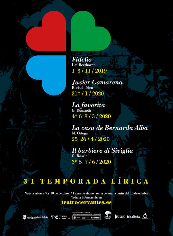 Álvarez, Fabiola Herrera, Camarena y Chausson en la 31 Temporada Lírica del Cervantes de Málaga