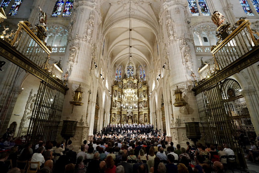 Concierto inédito de la Orquesta y Coro Titulares del Teatro Real en la Catedral de Burgos