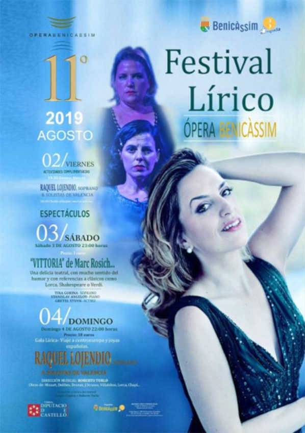 La 11ª edición del Festival Lírico ‘Ópera Benicàssim’ vuelve del 2 al 4 de agosto